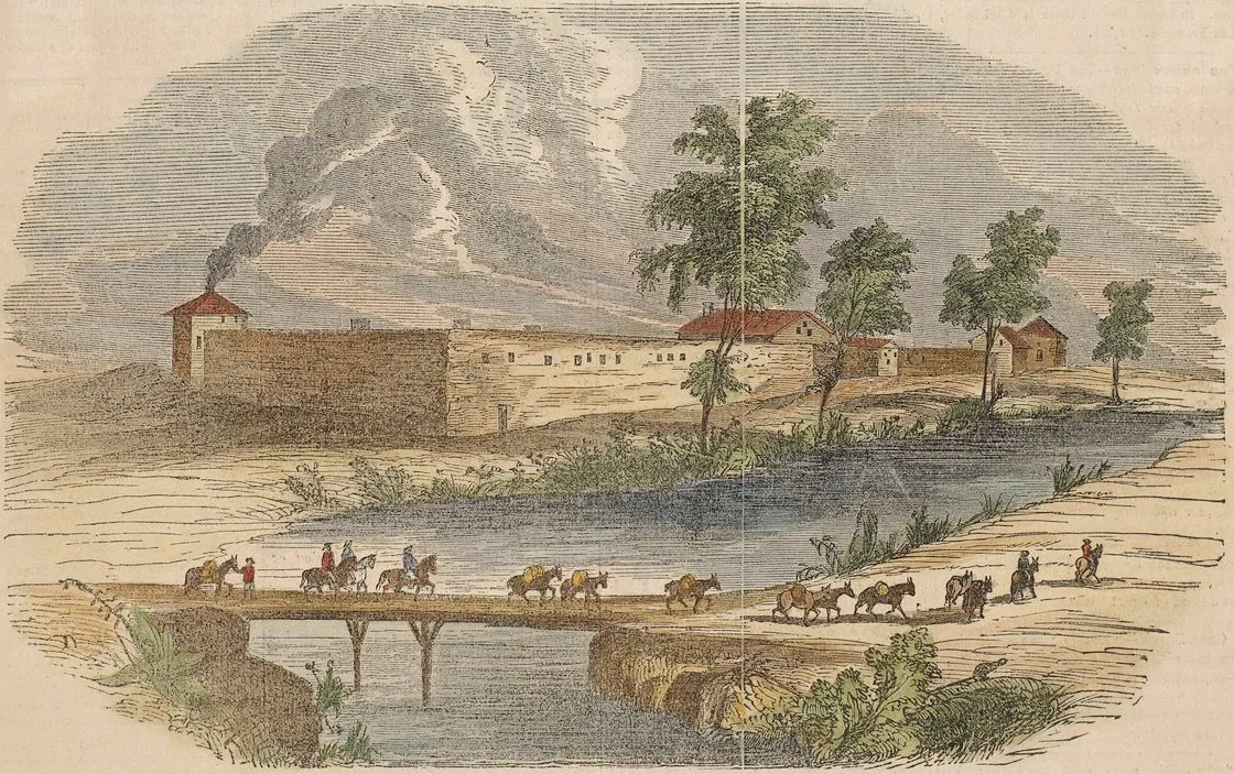 Sutters Fort State Historic Park Sacramento California pioneer era landmark